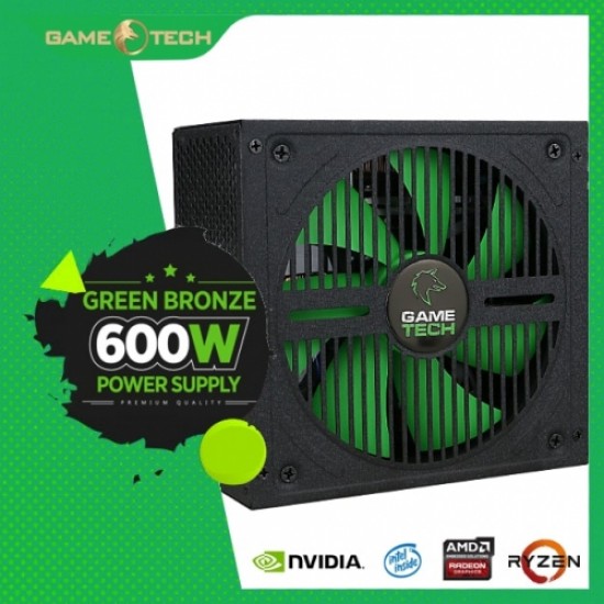 GAMETECH GTP-600 600W 80 PLUS POWER SUPPLY